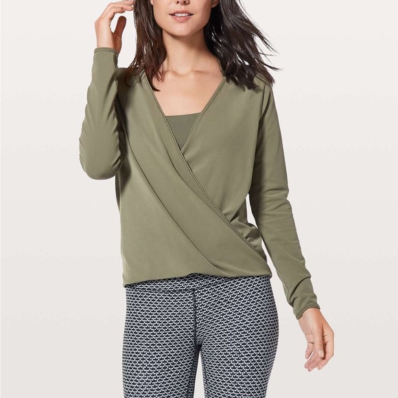 lululemon athletica Tops - Lululemon Sage Cross Over Top